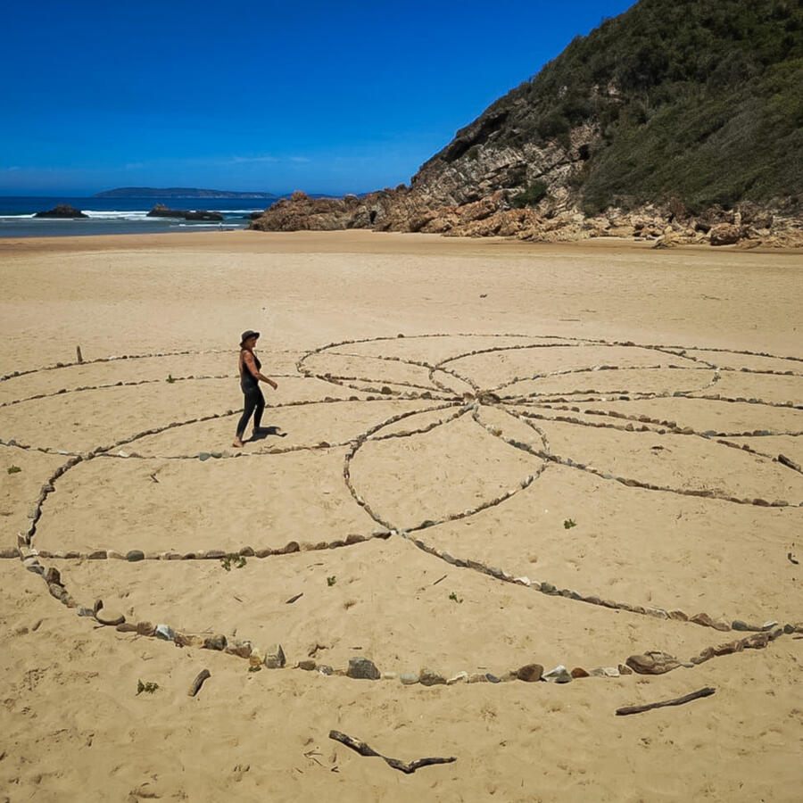 Arch Rock Lotus iunearthed Land Art Collective Arch Rock Lotus iunearthed Land Art Collective